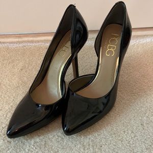 Shiny Black BCBG Heel